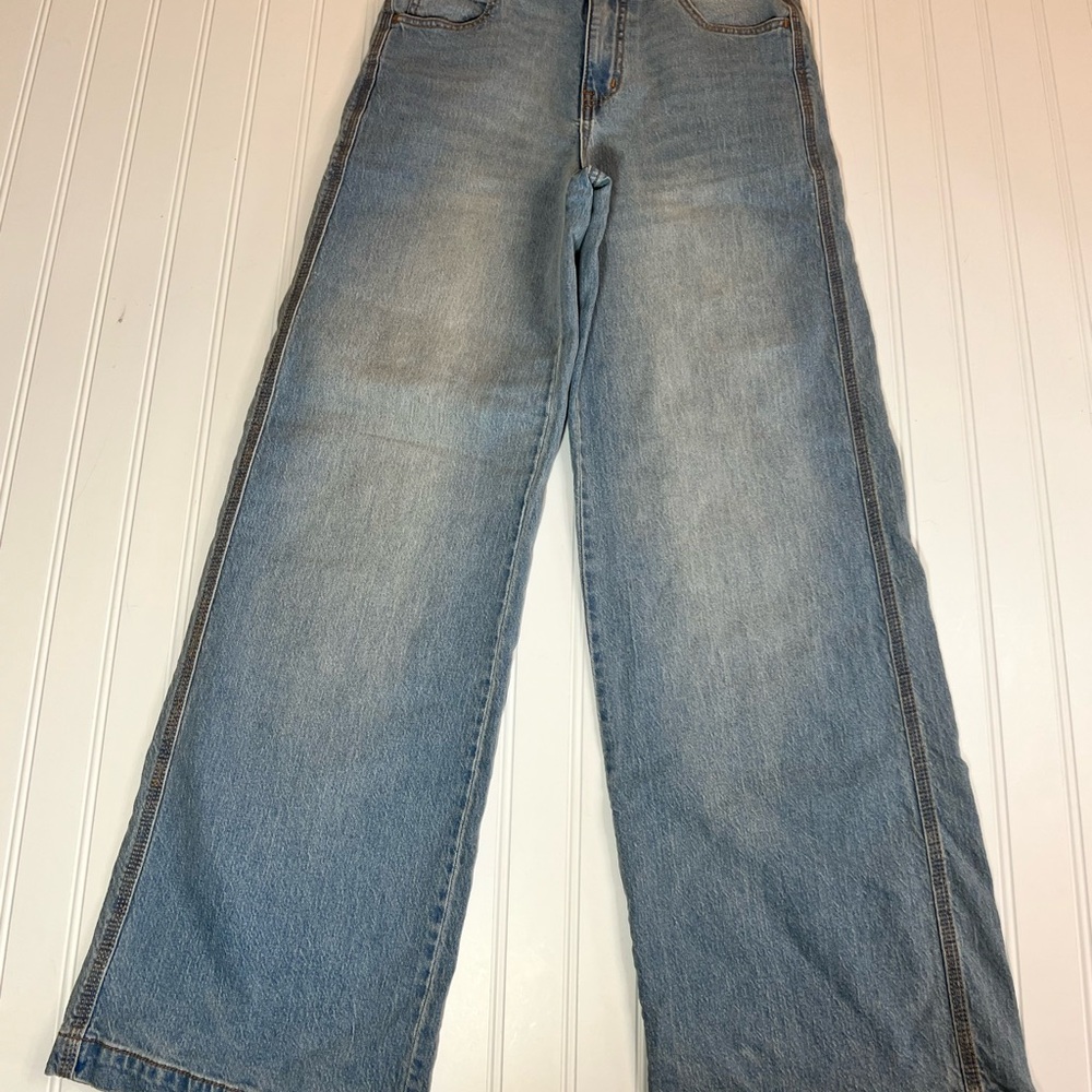 No Boundaries Women's Size 0 Wide Leg Light Blue Jeans